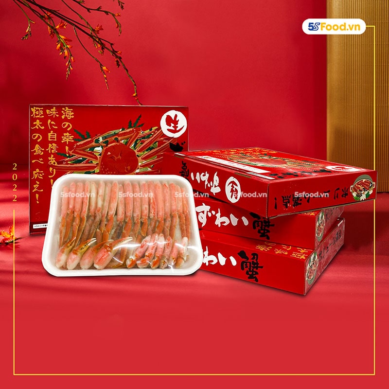 Set cua tuyết Zuwaigani Nhật Bản tách vỏ (Prime - Hảo hạng)