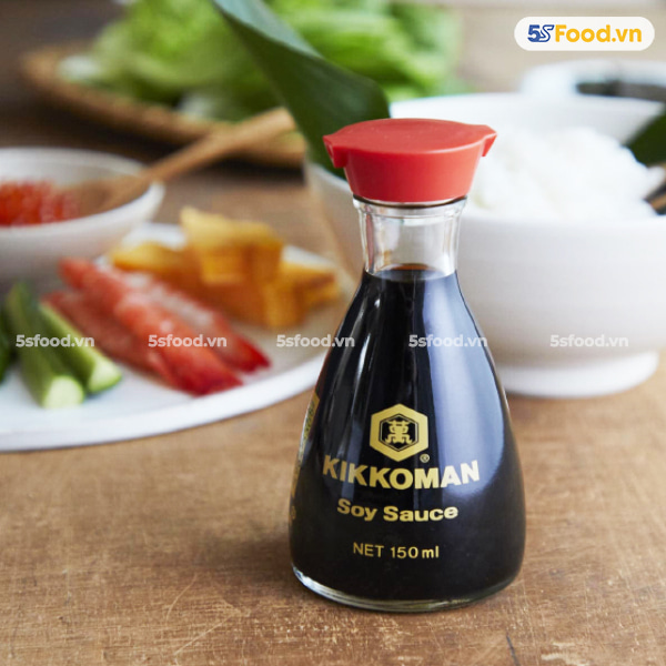 Nước tương Kikkoman 150ml loại tổng hợp(soy sauce)
