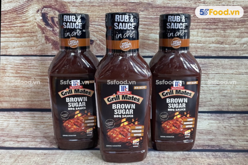 Sốt ướp BBQ vị đường nâu McCormick Brown Sugar BBQ Sauce 500g