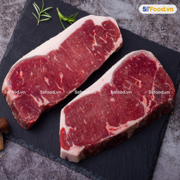 Thăn ngoại bò Mỹ - Striploin beef USDA Choice (loại cao cấp)