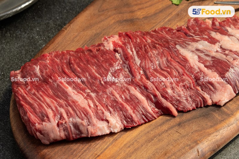 Thịt diềm thăn bò Mỹ - Outside Skirt USDA Choice (loại cao cấp)