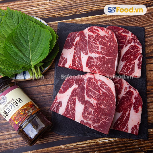 Thịt nạc vai bò Mỹ - Chuck Eye Roll USDA Prime (loại thượng hạng)