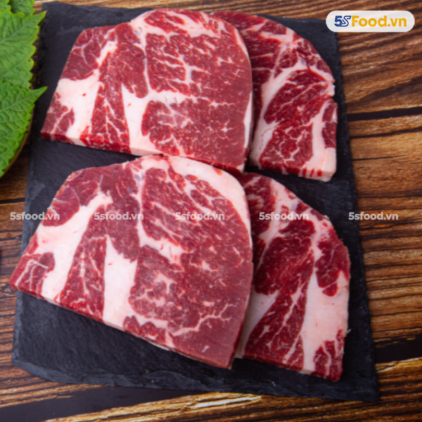 Thịt nạc vai bò Mỹ - Chuck Eye Roll USDA Choice (loại cao cấp)