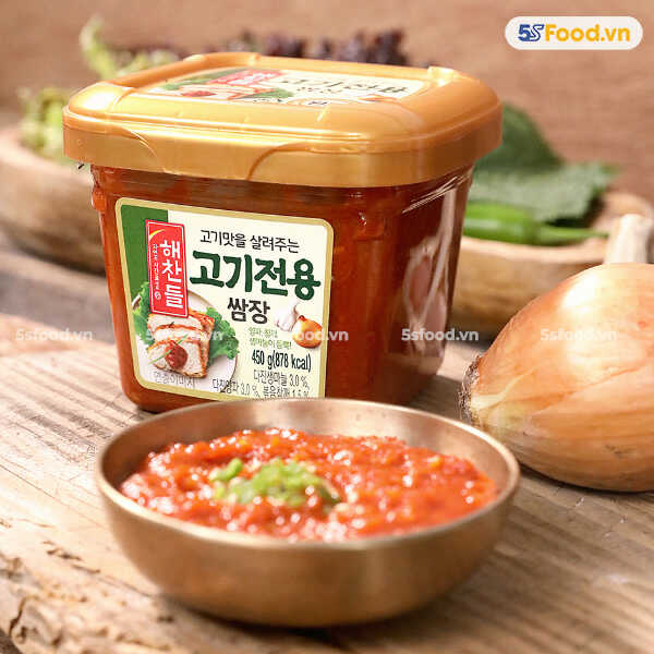 Tương chấm thịt nướng Ssamjang Hàn Quốc vị cay 450g