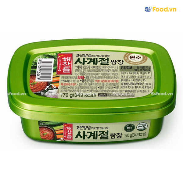 Tương đậu Hàn Quốc trộn ăn liền Ssamjang chấm thịt nướng , thịt luộc, gỏi... 170g